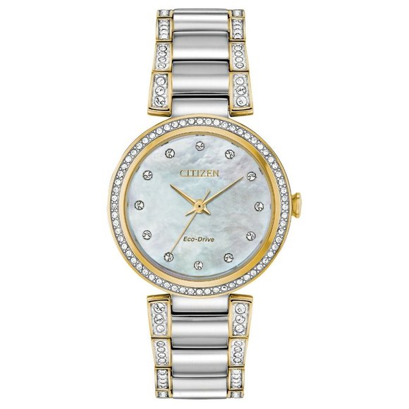 Sale! Citizen Women's Diamond Two-Tone Watch - Picture 1 of 4